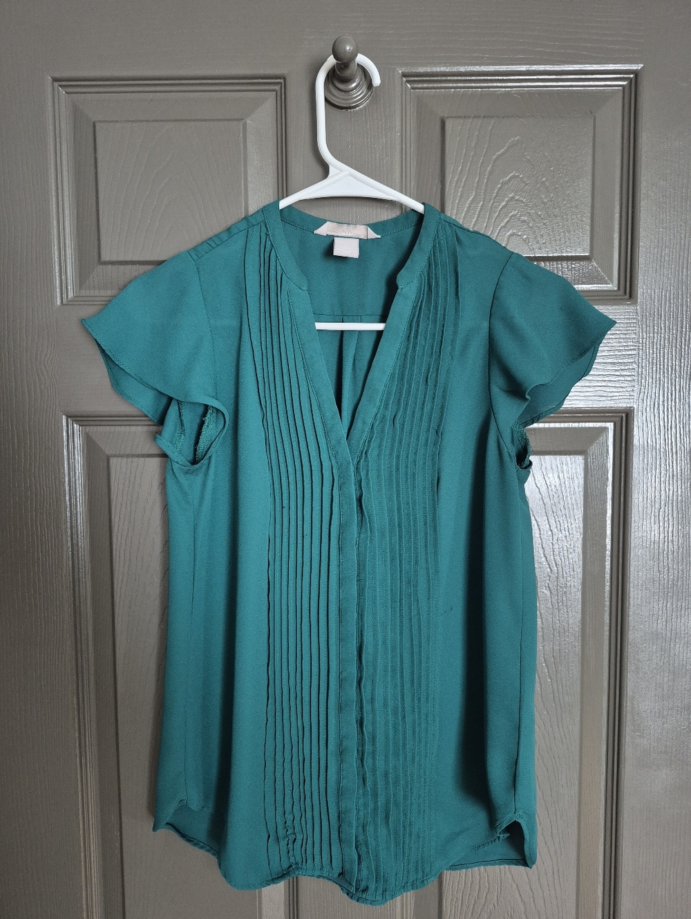 H&M Green Women Blouse SIZE 2